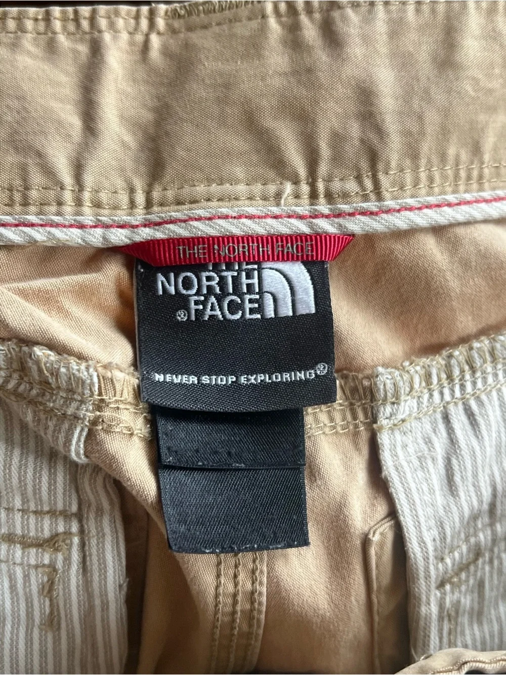 The North Face Men's Tan Flat-Front Shorts - Size 34
